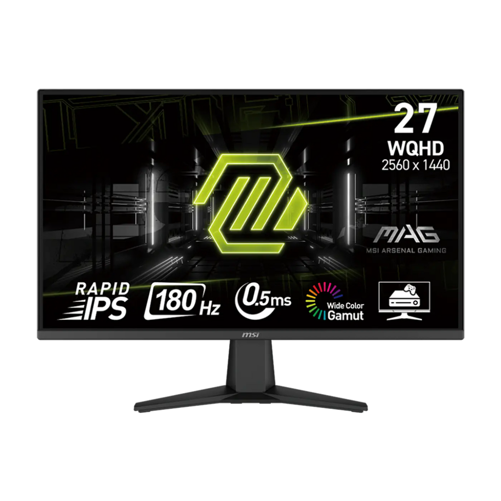 Monitor Gamer MSI MAG 275QF 27" QHD 2560x1440 Rapid IPS 180Hz 0.5ms FreeSync Premium HDR