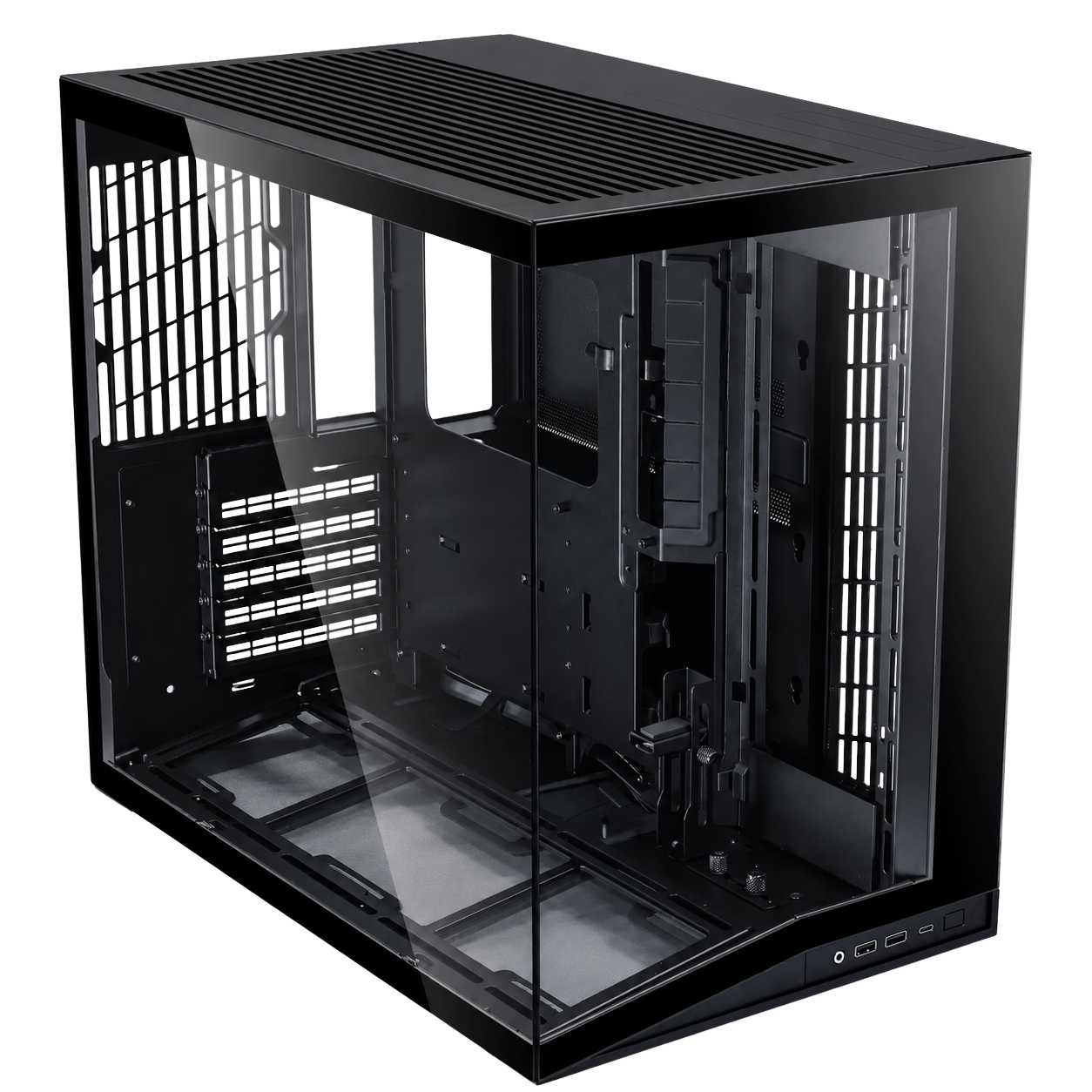Gabinete Lian Li O11 Dynamic Mini V2 Flow Black ATX Mid-Tower 5x Ventiladores Reversos
