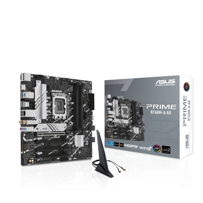 Placa Madre ASUS PRIME B760M-A AX6 II mATX LGA1700 DDR5