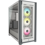 Gabinete Corsair 5000X RGB Mid-Tower White Vidrio Templado ATX/EATX/ITX