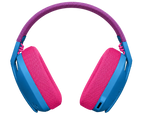 Audífono Gamer Logitech G435 Inalámbrico LIGHTSPEED Bluetooth Estéreo Azul