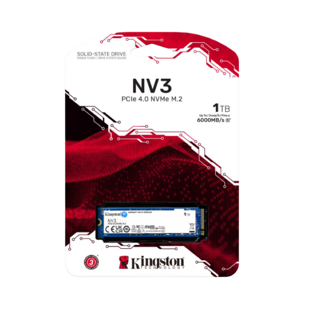 SSD Kingston NV3 1TB M.2 2280 NVMe PCIe 4.0 x4 6000MB/s