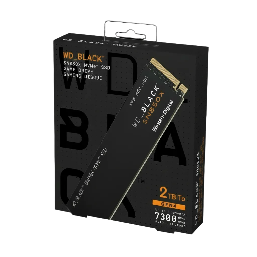 SSD WD Black SN850X 2TB M.2 2280 NVMe PCIe 4.0 x4 7300MB/s
