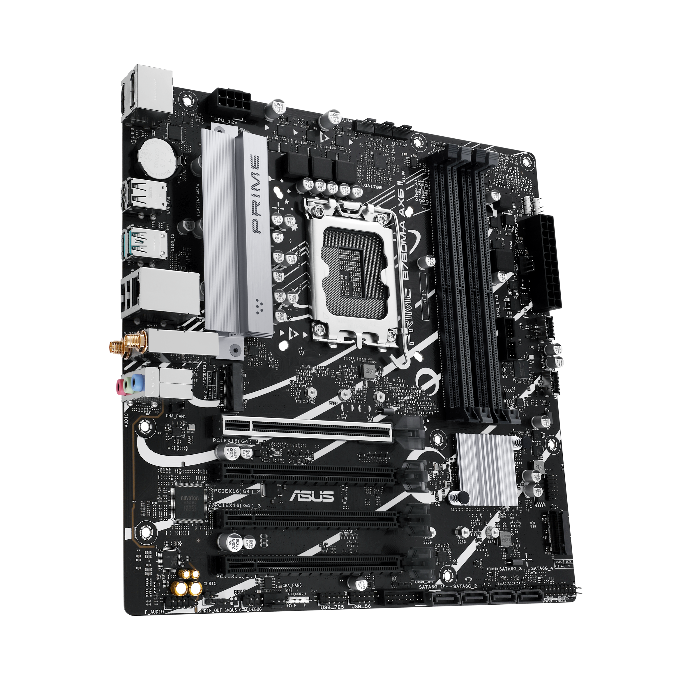 Placa Madre ASUS PRIME B760M-A AX6 II mATX LGA1700 DDR5