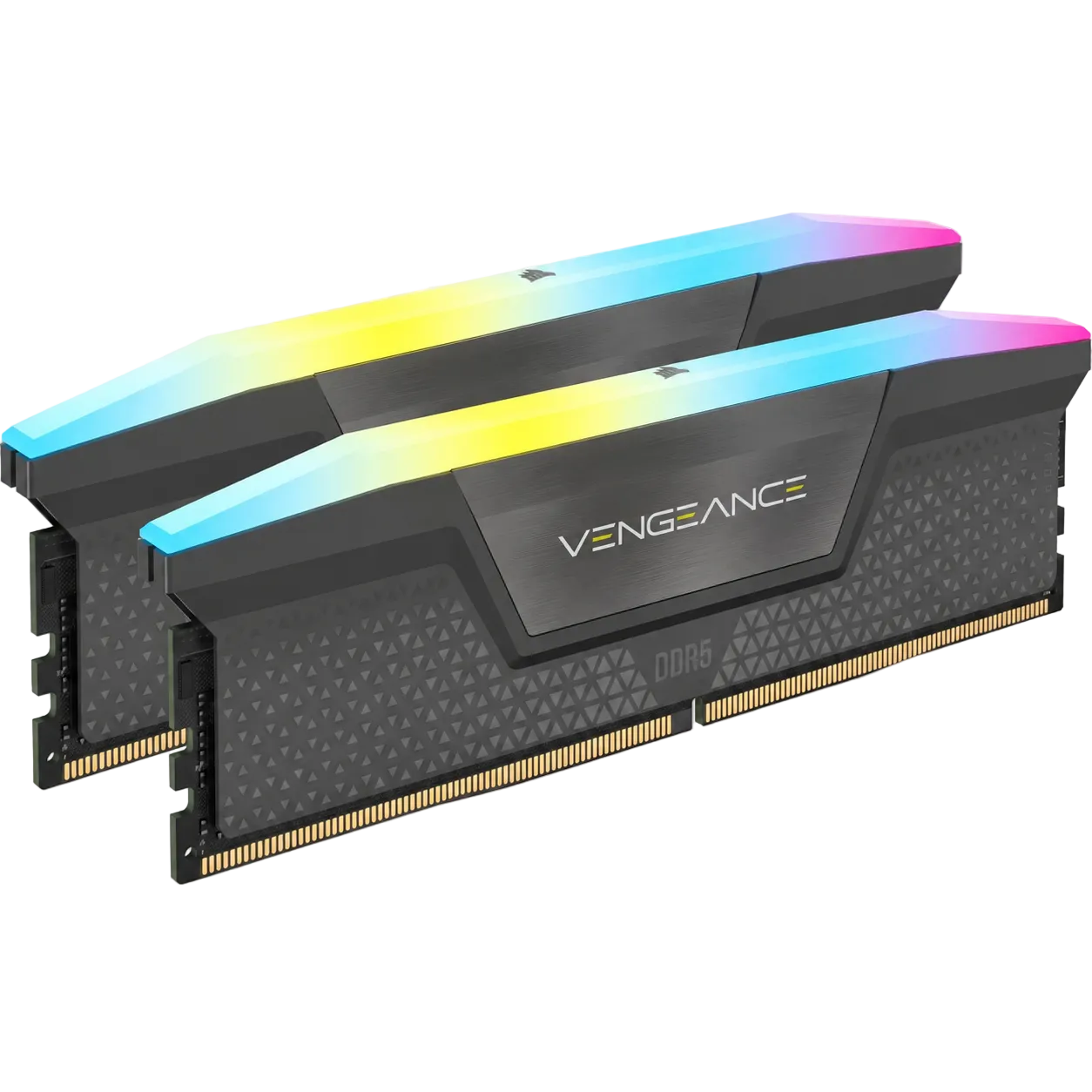 Kit Memoria RAM Corsair Vengeance RGB 32GB (2x16GB) DDR5 7200MHz C34 Negro