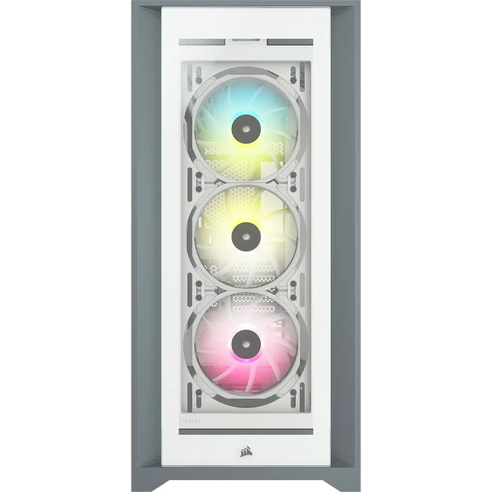 Gabinete Corsair 5000X RGB Mid-Tower White Vidrio Templado ATX/EATX/ITX