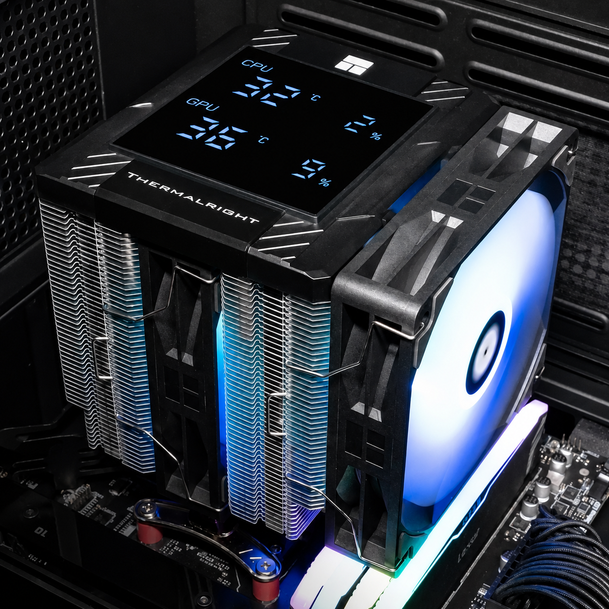 Cooler CPU Thermalright Peerless Assassin 120 Digital Black ARGB LGA1851 AM5