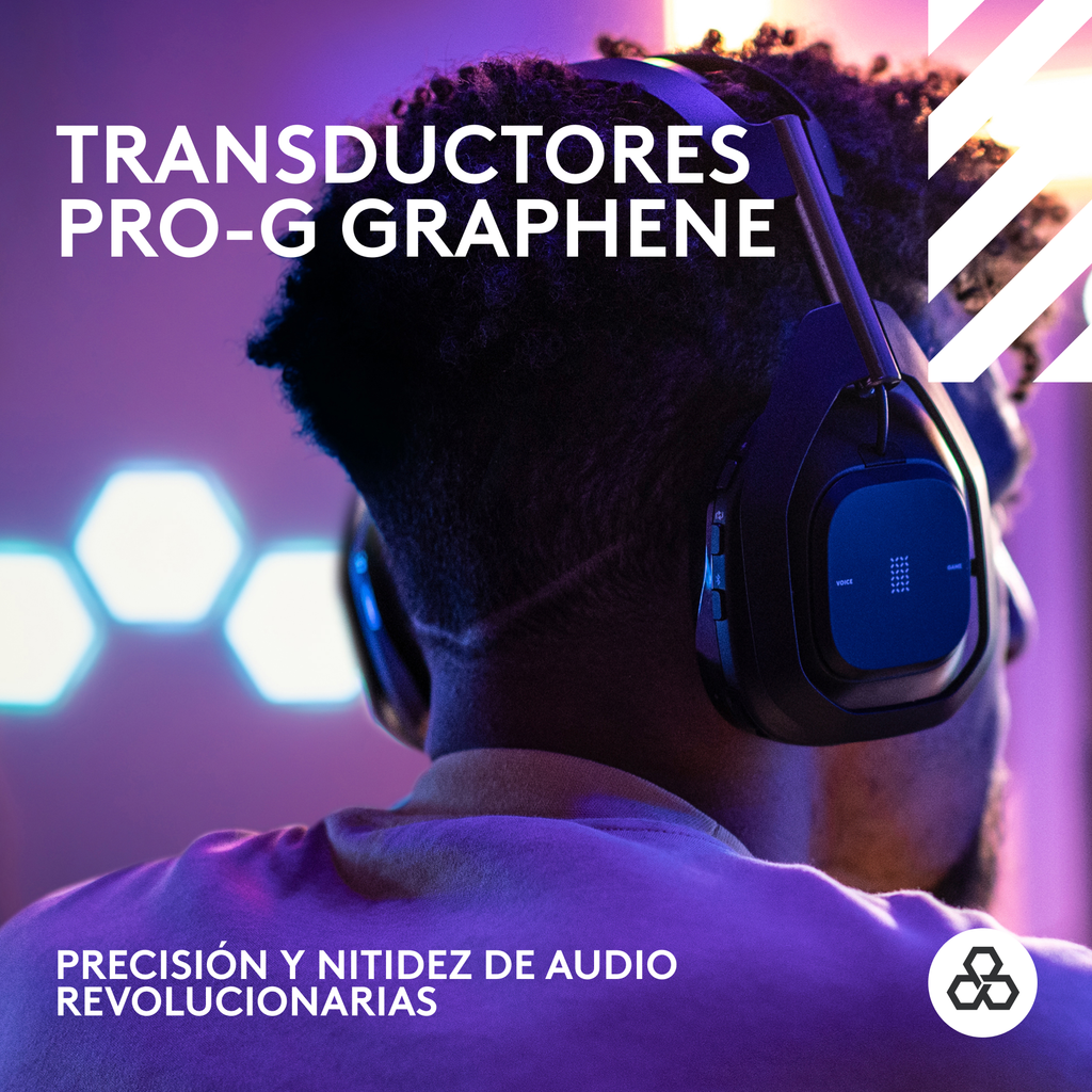 Audífono Gamer Inalámbrico Logitech Astro A50 X Lightspeed Multiplatforma Negro