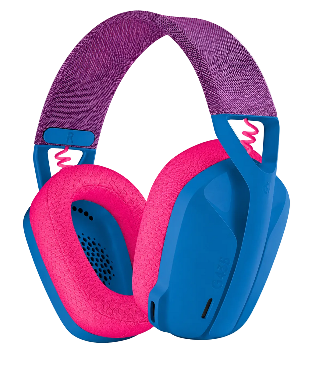 Audífono Gamer Logitech G435 Inalámbrico LIGHTSPEED Bluetooth Estéreo Azul
