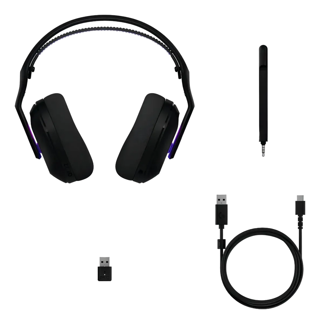 Audífono Gamer Logitech G522 Lightspeed Inalámbrico 2.4GHz RGB Negro