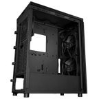 Gabinete ASUS ProArt PA401 Wood Edition ATX Vidrio Templado 3 Ventiladores Negro