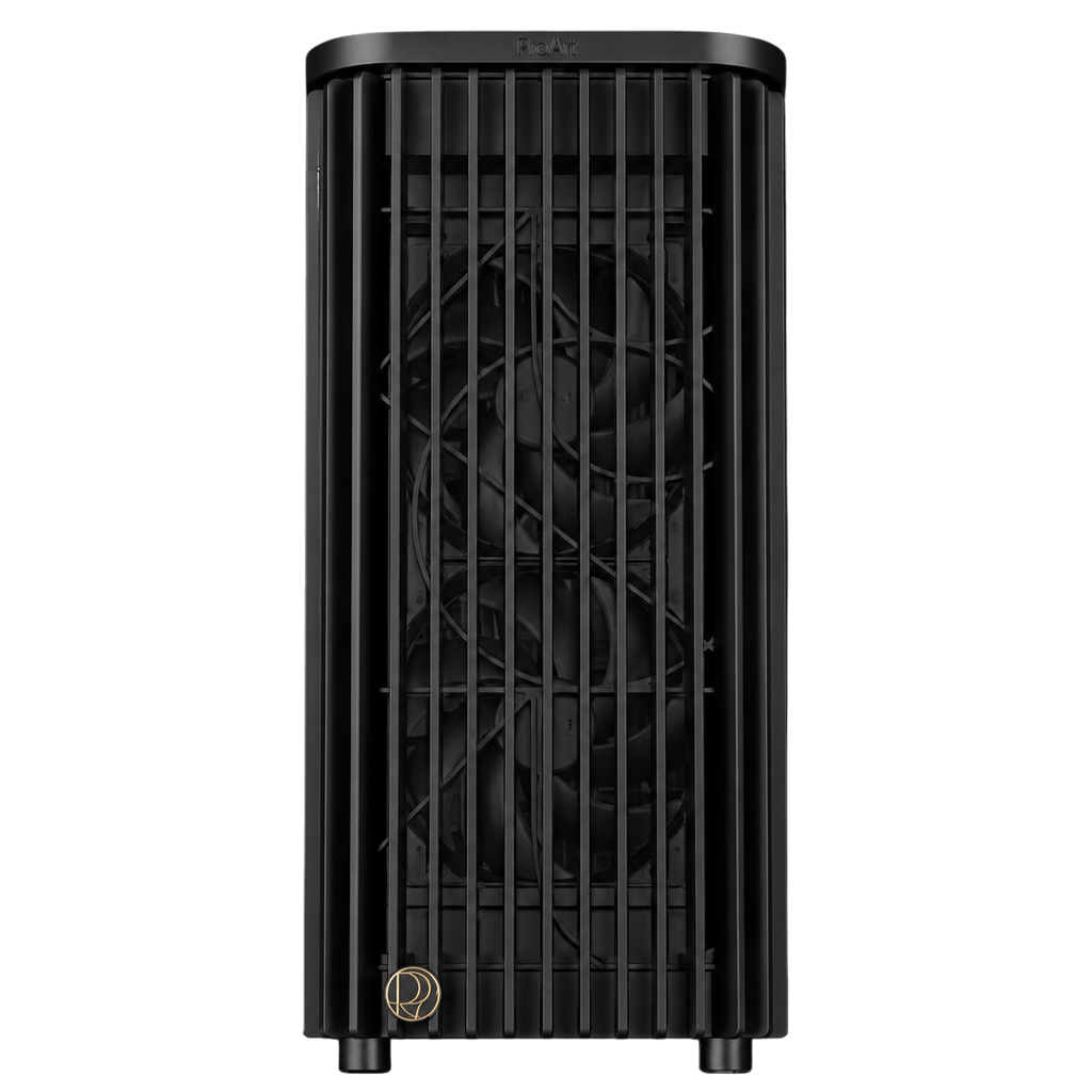 Gabinete ASUS ProArt PA401 Wood Edition ATX Vidrio Templado 3 Ventiladores Negro