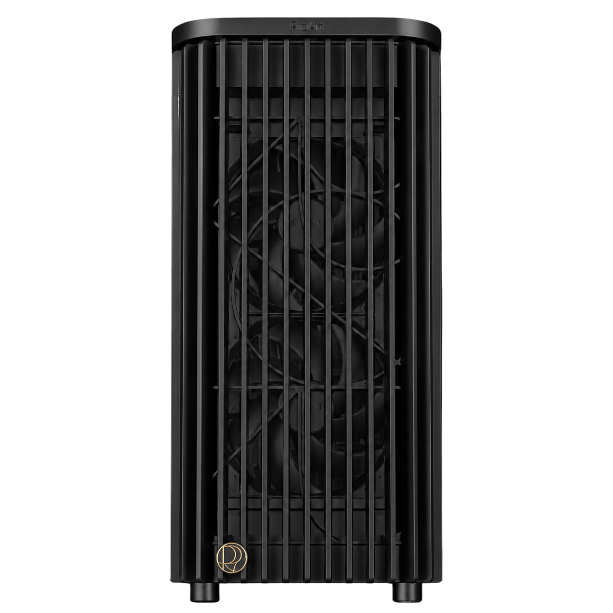 Gabinete ASUS ProArt PA401 Wood Edition ATX Vidrio Templado 3 Ventiladores Negro
