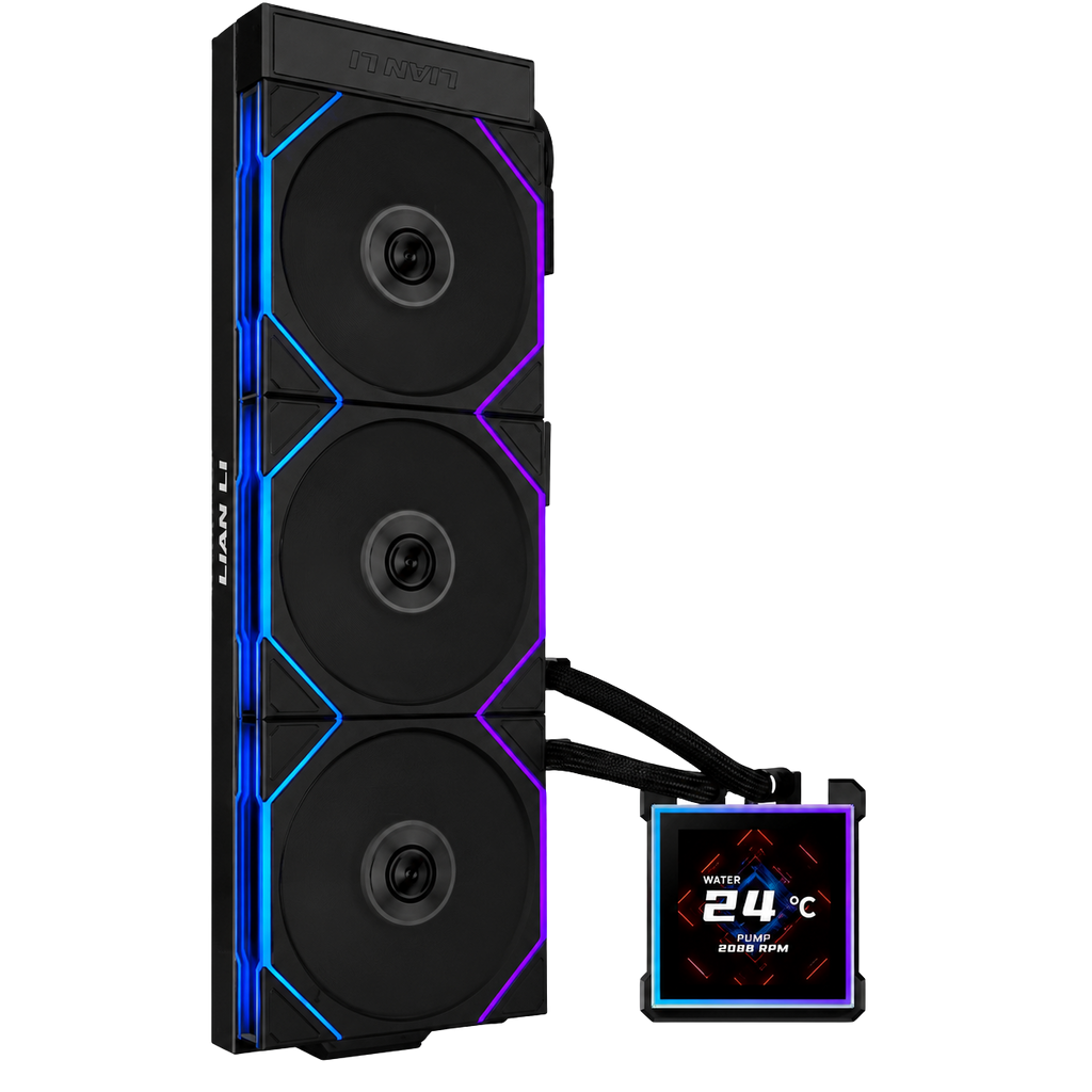 Refrigeración Líquida Lian Li HydroShift II S 360 LCD IPS 3.4" LGA1851/1700 AM5/AM4 Negro