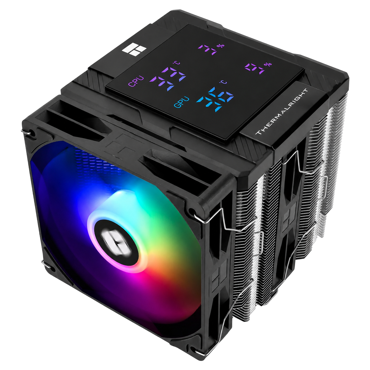 Cooler CPU Thermalright Peerless Assassin 120 Digital Black ARGB LGA1851 AM5
