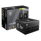 Fuente de Poder MSI MAG A850GLS PCIE5 850W 80 Plus Gold ATX 3.1 Full Modular Negra