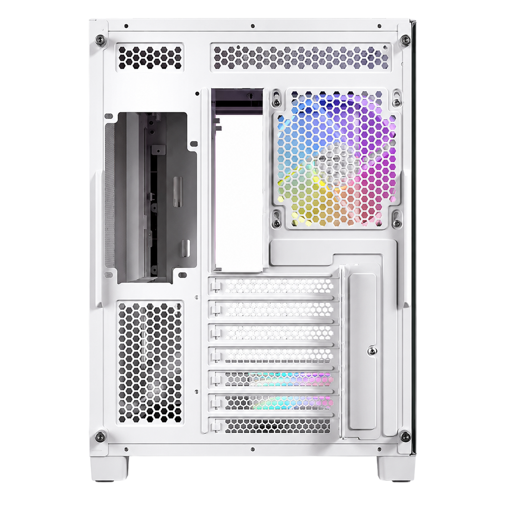 Gabinete Antec C5 Curve ARGB White ATX Mid-Tower Vidrio Templado Blanco