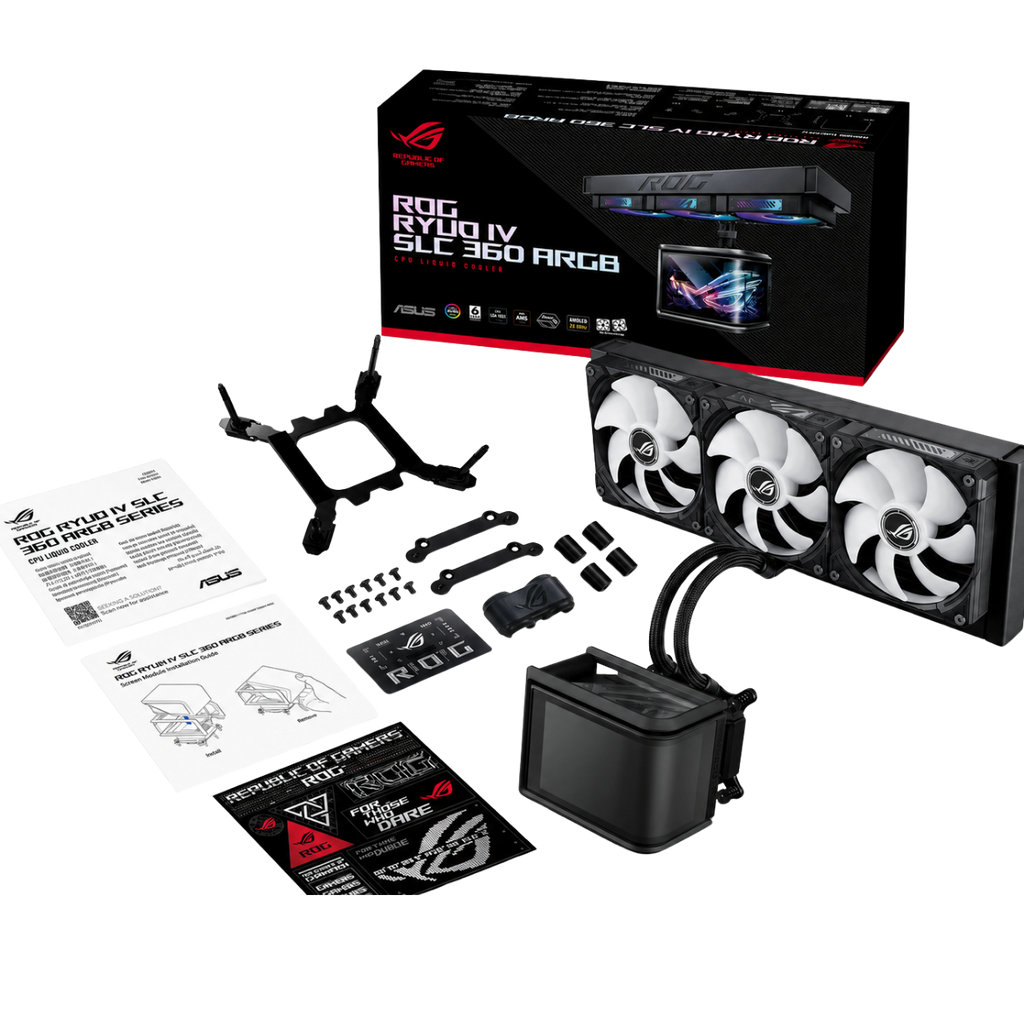 Refrigeración Líquida ASUS ROG Ryuo IV SLC 360 ARGB AMOLED 360mm Intel/AMD