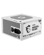 Fuente de Poder MSI MAG A850GL PCIE5 850W 80 Plus Gold ATX 3.1 Full Modular Blanca