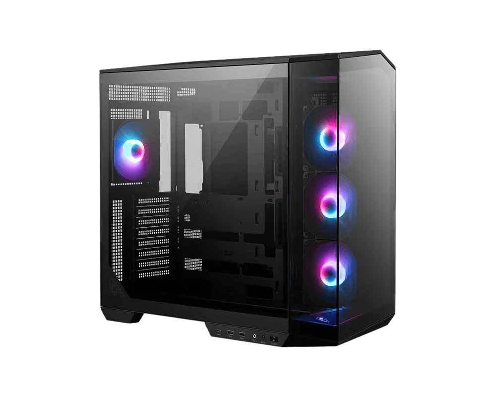 Gabinete MSI MAG Pano 100R PZ ATX Mid-Tower Panorámico 270° Back-Connect 4x ARGB