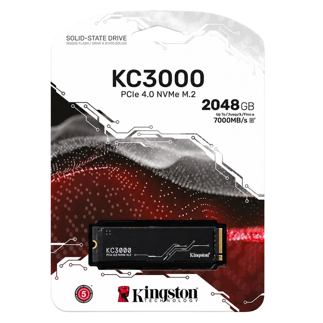 SSD Kingston KC3000 2TB M.2 2280 NVMe PCIe 4.0 7000MB/s