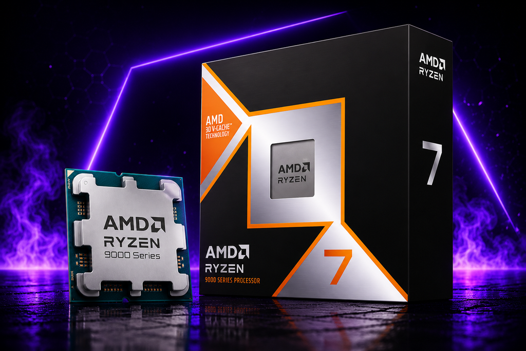 Procesador AMD Ryzen 7 9850X3D 4.6GHz 8 Núcleos AM5 Sin Cooler