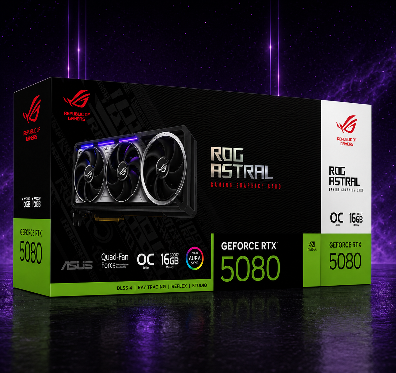 Tarjeta Gráfica ASUS ROG ASTRAL GeForce RTX 5080 16GB GDDR7 OC Gaming