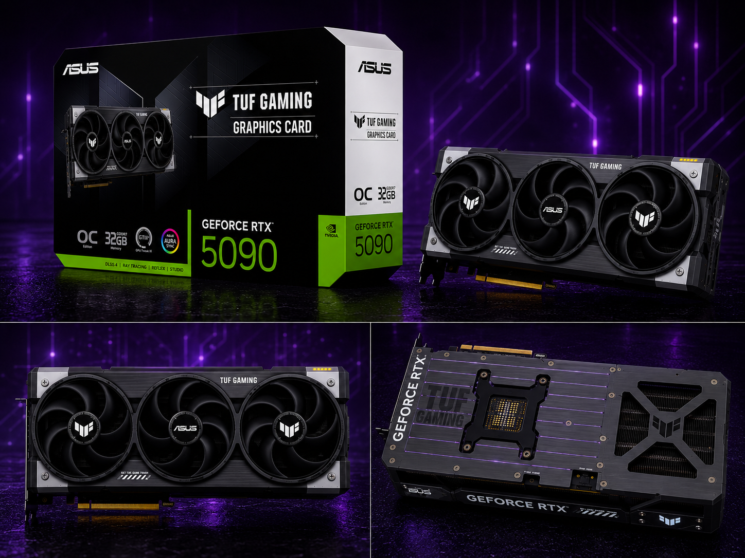 Tarjeta Gráfica MSI GeForce RTX 5090 32GB GDDR7 GAMING TRIO OC