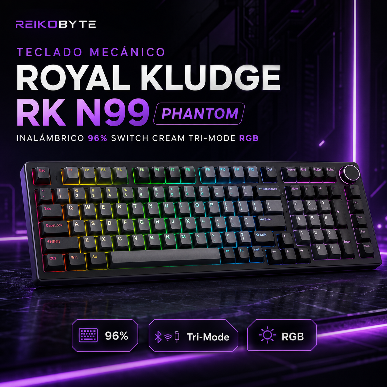 Royal Kludge RK N99 Phantom - REIKOBYTE