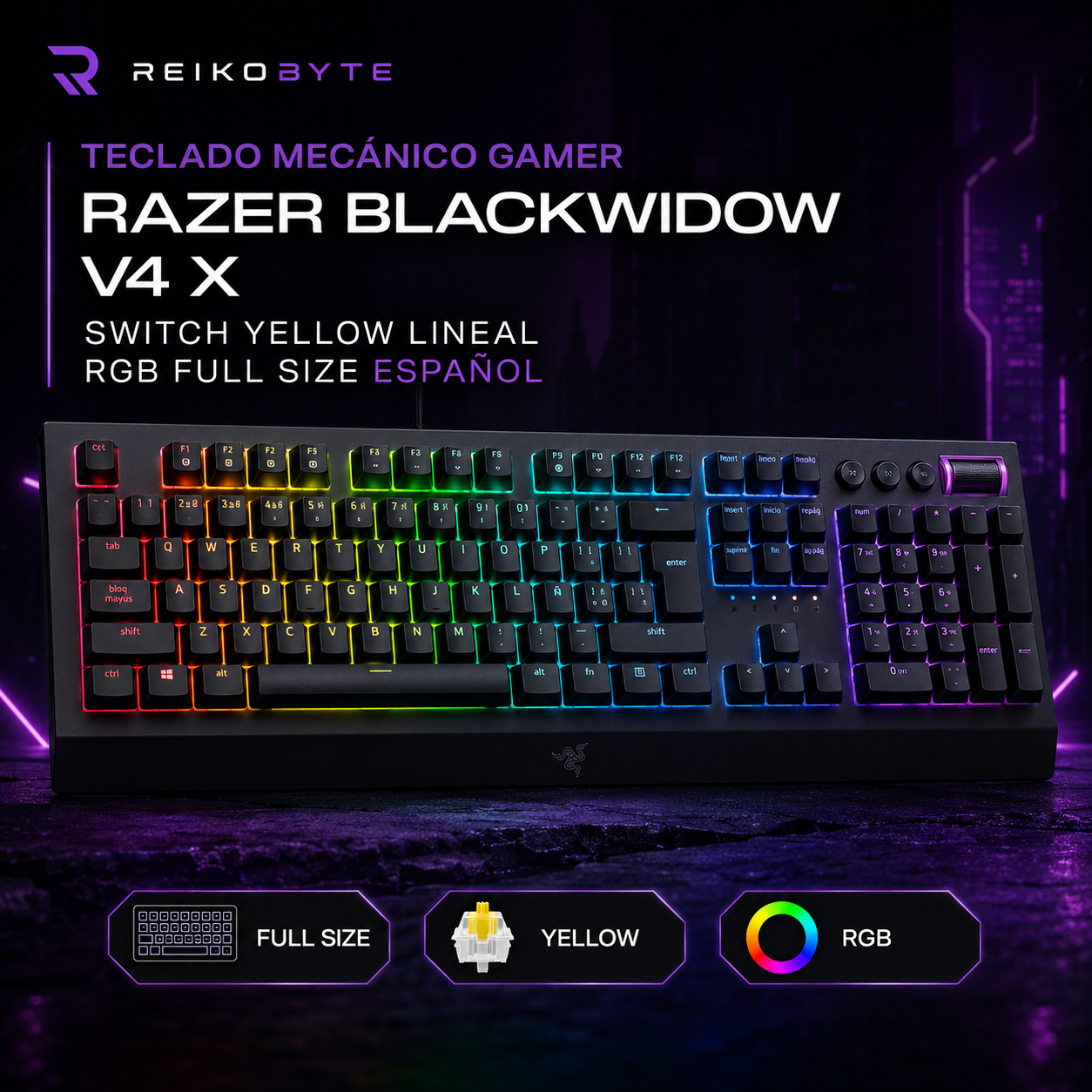 V4 X teclado - REIKOBYTE