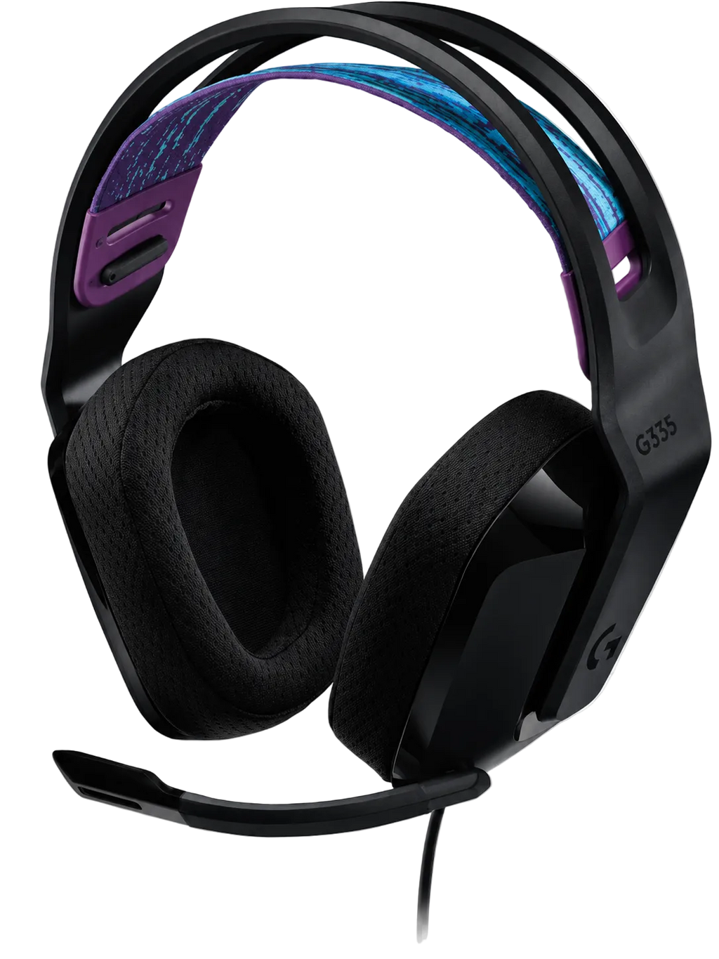 Audífono Gamer Logitech G335 Cableado 3.5mm Sonido Estéreo Negro