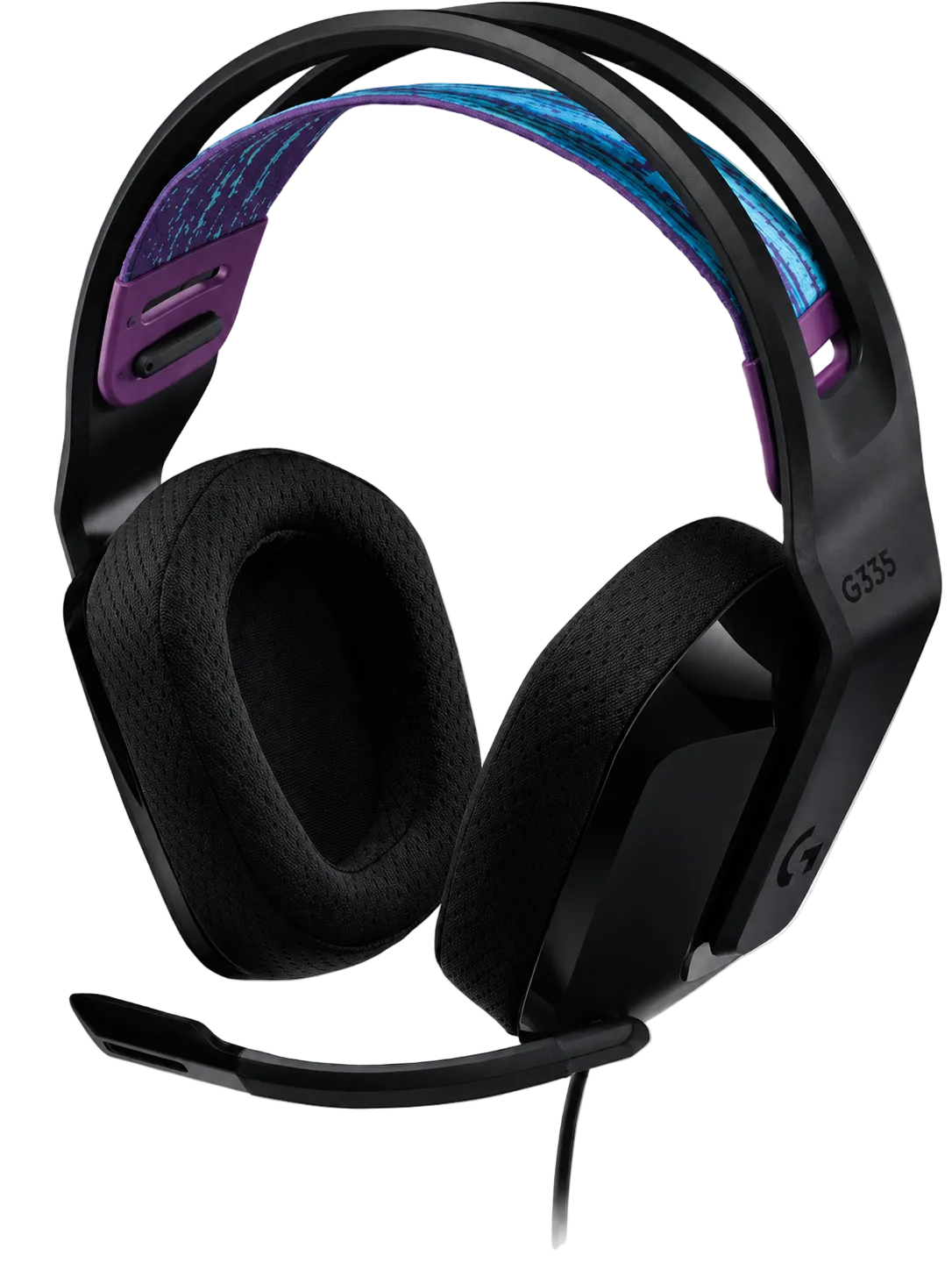 Audífono Gamer Logitech G335 Cableado 3.5mm Sonido Estéreo Negro