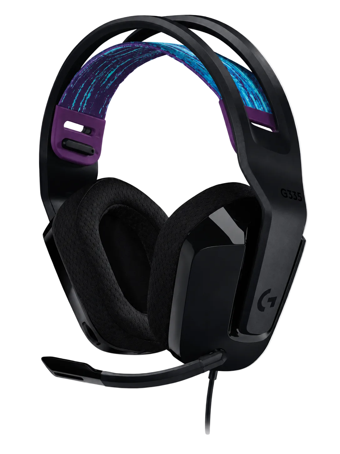 Audífono Gamer Logitech G335 Cableado 3.5mm Sonido Estéreo Negro