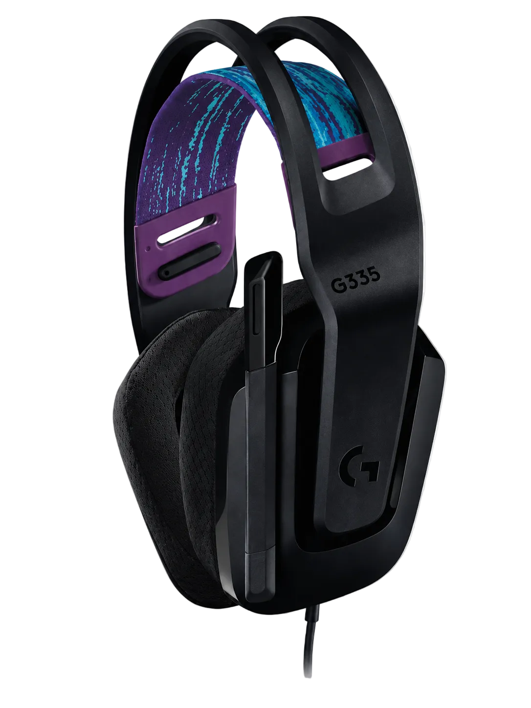 Audífono Gamer Logitech G335 Cableado 3.5mm Sonido Estéreo Negro