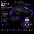 Mouse Gamer Inalámbrico Logitech PRO X Superlight HERO 25K 25600 DPI Negro
