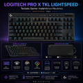 Teclado Gamer Inalámbrico Logitech PRO X TKL LIGHTSPEED Mecánico Switch GX Brown Negro